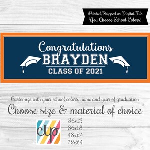 Graduation Party Decorations, Graduation Yard Sign, Graduation Banner, Printable, Digital Download, PDF, image 6
