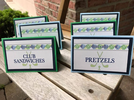 Golf Birthday DEcorations, Golf party, Golf Par-Tee, Golf Cupcake Food Tents, Candy Buffet, golf 1st birthday, golf party supplies, Argyle Il_570xn