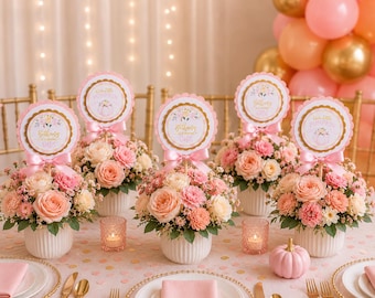 Pumpkin Centerpiece, Pumpkin 1st Birthday, Fall First Birthday, Our Little Pumpkin Is Turning One, Girl First Birthday,