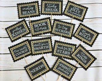 GRADUATION CANDY BUFFET, Grad Candy Bar Labels, You Choose Colors!