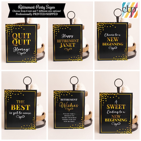 Happy Retirement Label – Bliss in a Bottle