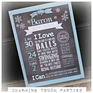 BOY WINTER ONEDERLAND Food Tents, Food Labels, Hot Chocolate Bar Labels, Boy 1st Birthday, Winter Party Decorations, Blue and Gray image 7