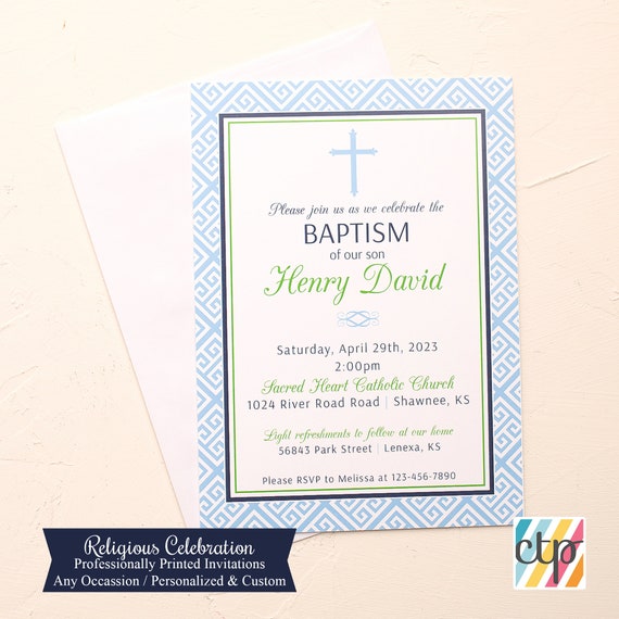 First Communion Invitations, First Communion Decorations, First Holy Communion, First Communion Boy, Il_570xn