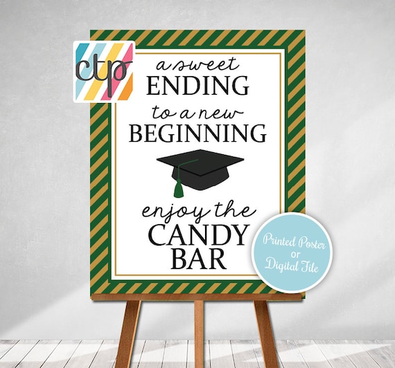 Free Printable Graduation Candy Buffet Signs