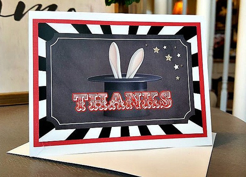 MAGIC SHOW BIRTHDAY Cupcake Toppers Magician Magic - Etsy