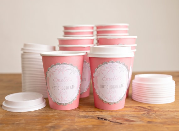 Hot Choco Cups, Hot Chocolate Bar, Girl Winter Onederland, Winter