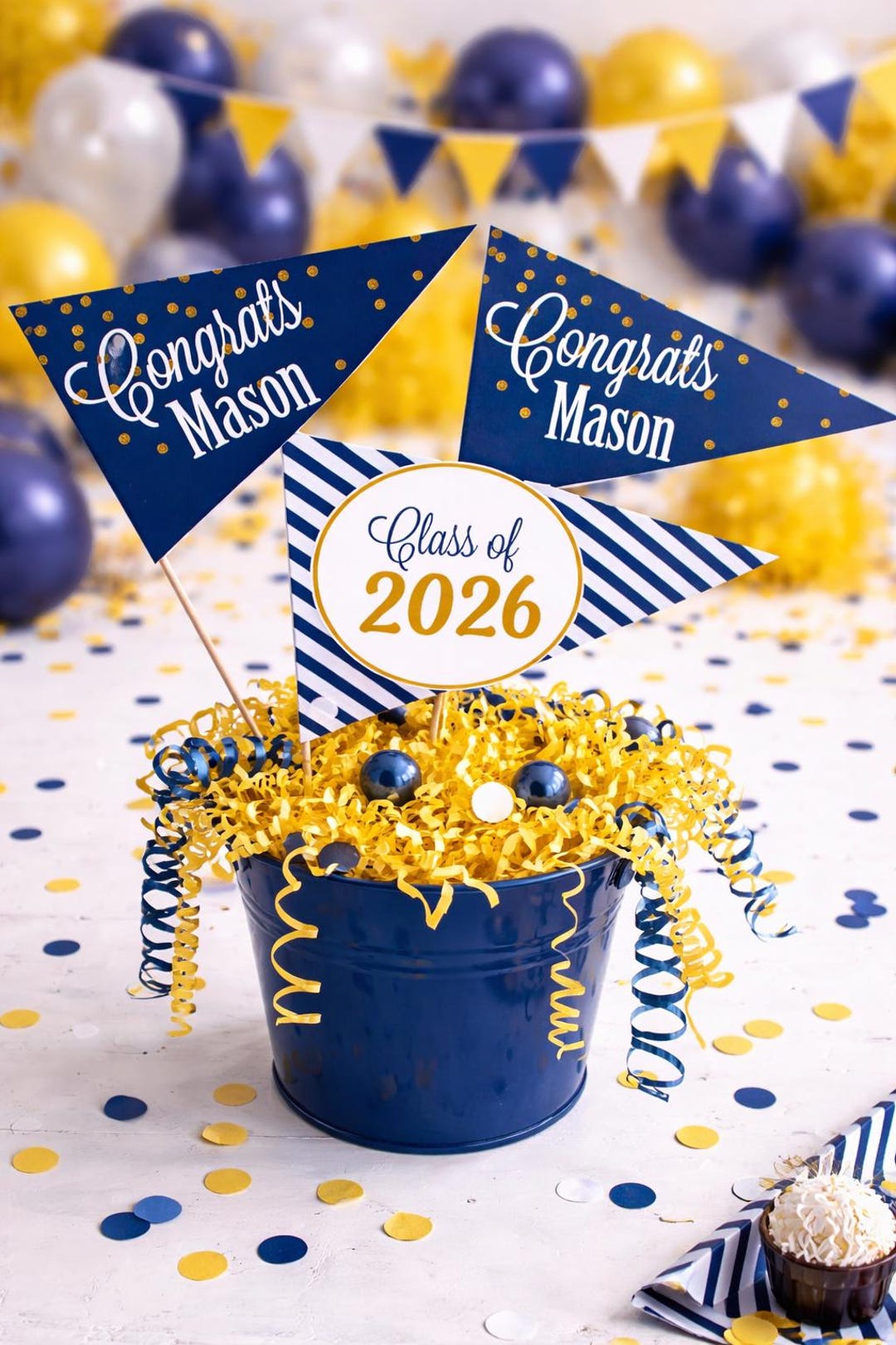 Graduation Procession Stick Centerpiece Sticks for Graduation Celebration. Set of 3 - YOU CHOOSE ...