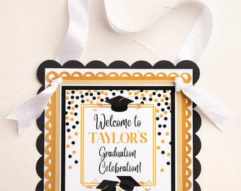 Graduation Welcome Sign, Graduation Party Sign, Graduation Party Decorations, Class of 2024, Daughter Graduation,