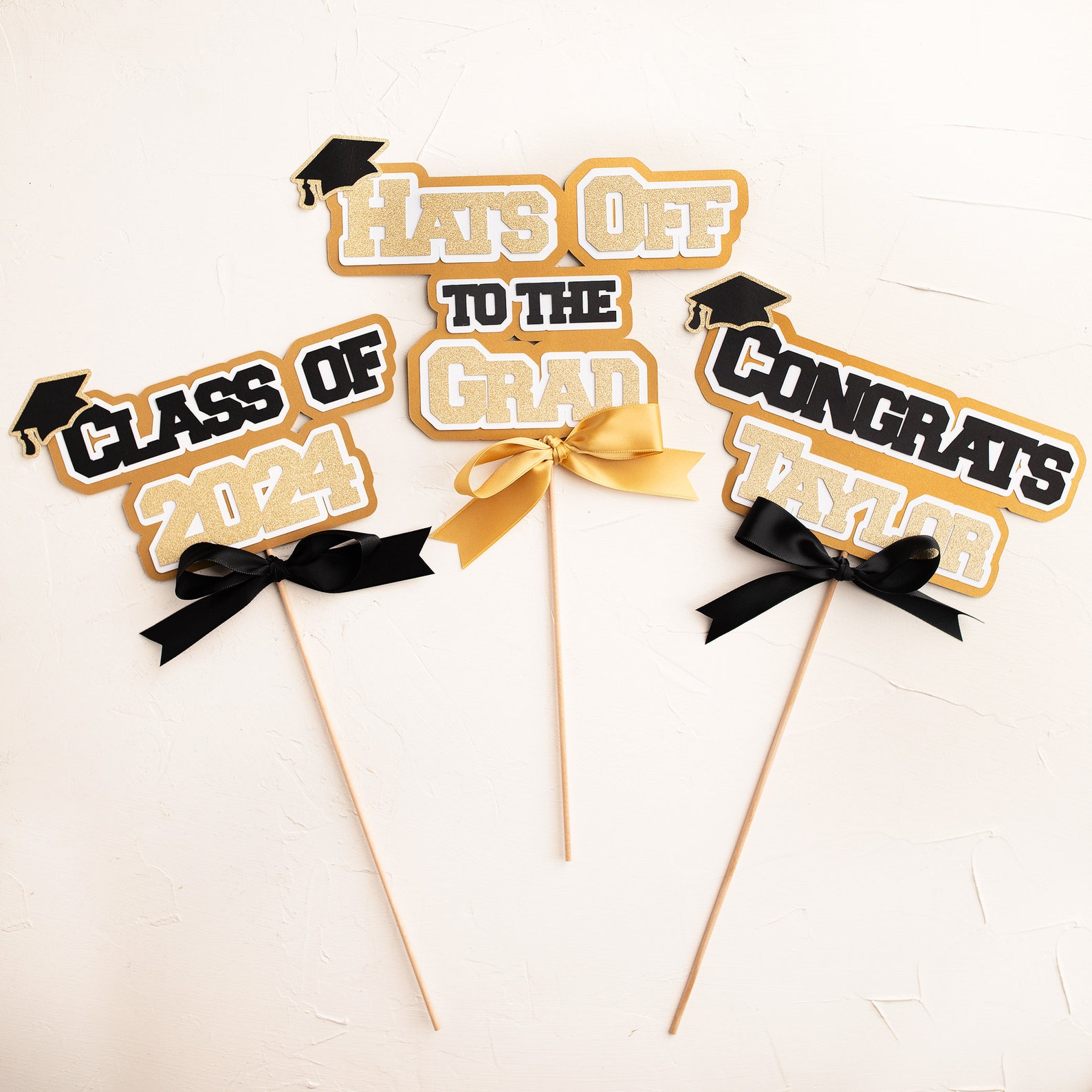Graduation Procession Stick Graduation Centerpiece Sticks, Graduation Table Decorations, Graduation ...