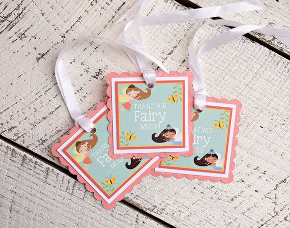 Woodland Fairy Favor Tags Magical Fairy Party Enchanted Forest