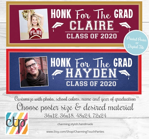 Class of 2021 Graduation Banner College Graduation Banner Personalized Name Graduation Party Backdrop Graduation Outdoor Sign 4 Sizes