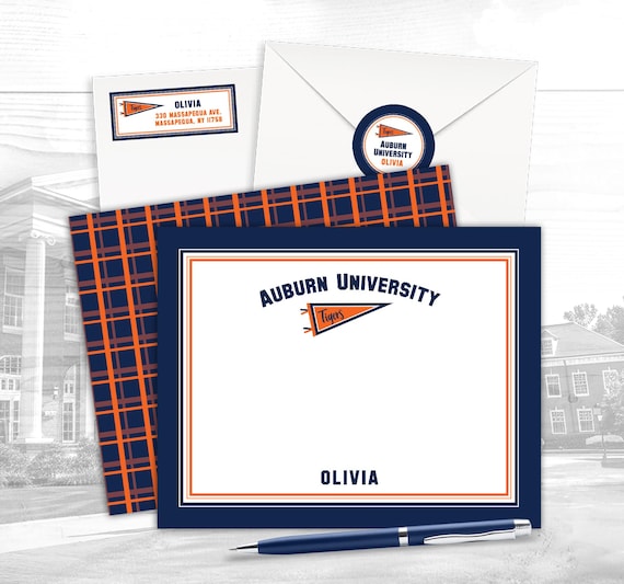 Custom Notecards, Personalized Notecards, University Notecard, College Stationery, Notepads, Gift for Daughter