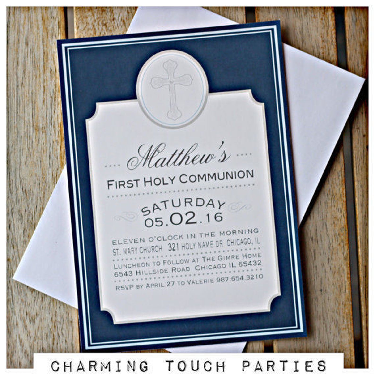 Baptism Invitation Baptism Decorations Son Etsy