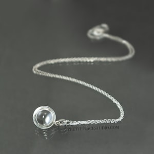 Petite Pools of Light Bezel Necklace