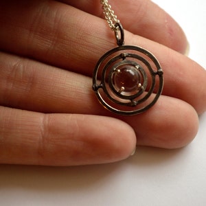 Pools of Light Armillary Orbital Necklace in Sterling Silver 画像 6