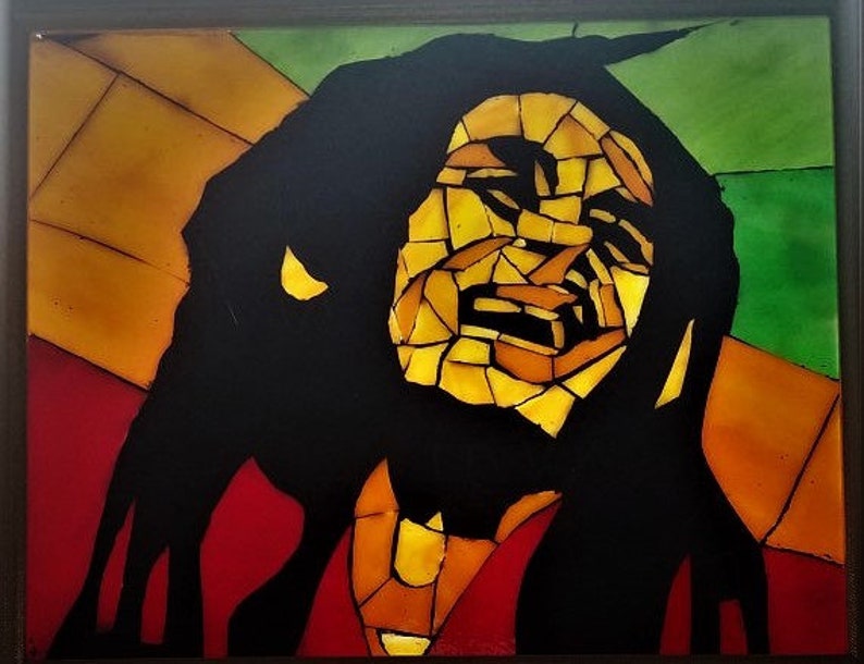 Bob Marley Inspired One of a Kind Mosaic Picture ...