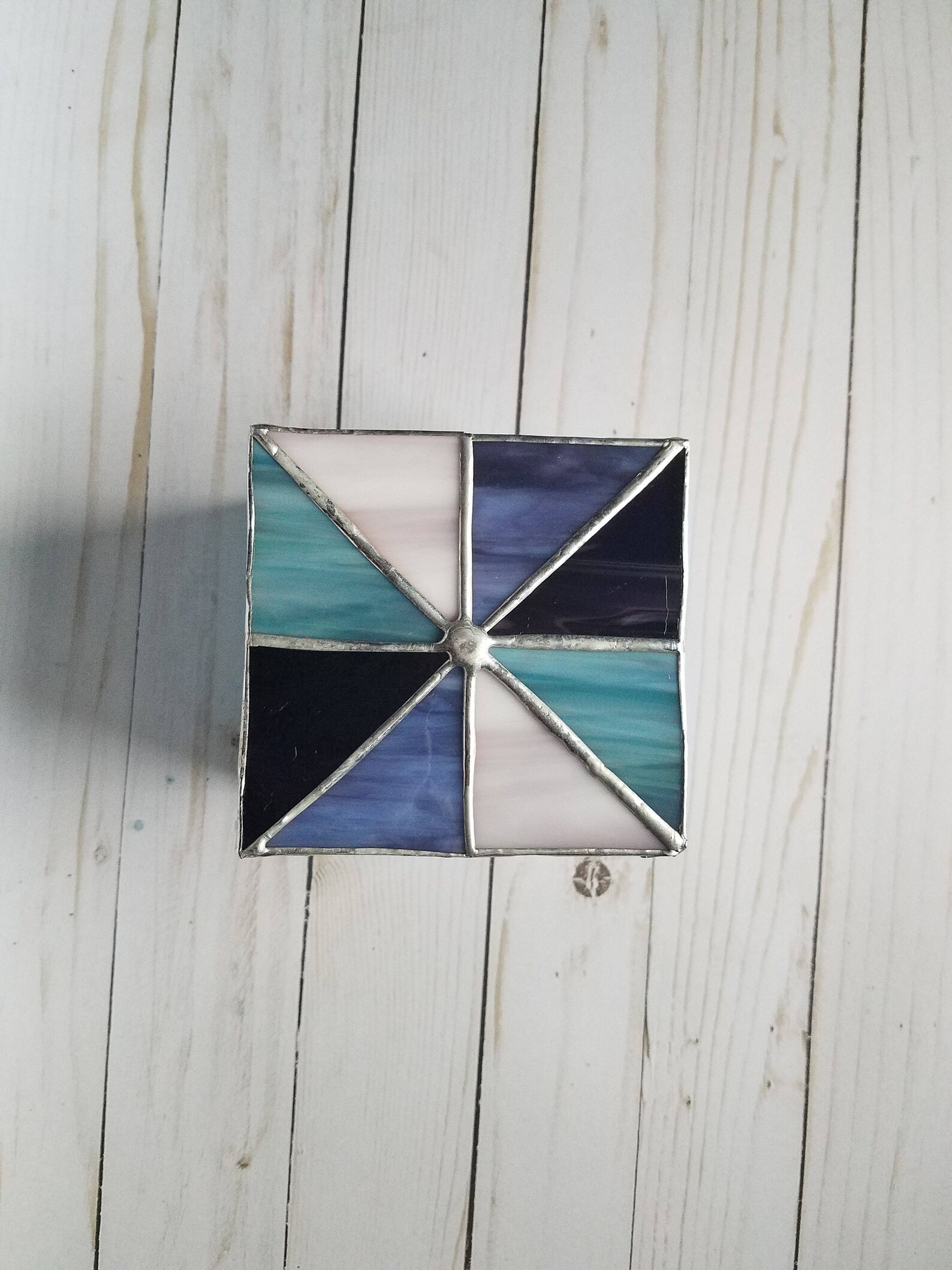 Abstract Glass Art Funky Candle Holder Decorative Glass Art Etsy