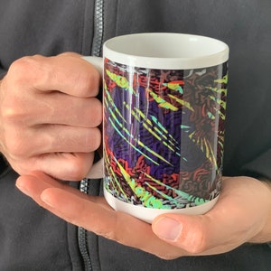 Kaleidoscope Coffee Mug, Tea Mug, Ceramic Mug, Coffee Tea Cup, Mug Collection, Valentines Day Gift Idea