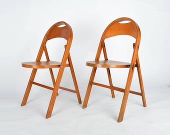 トーネット社製ヴィンテージ ブナ材 B751 折りたたみ椅子 2脚 - Etsy 日本