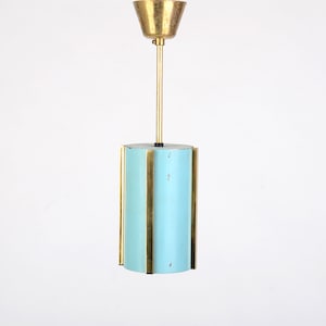1960s Pendant Light Mid-Century Modern Ceiling Lamp Vintage Hanging Light Space Age Design, Danish Modern Lighting Mid-Century Pendant Light