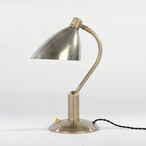 Bauhaus Functionalist Desk Lamp Type 5972  by Franta Anyz, 1930s Nickel-Plated  Art Deco Lamp, Vintage Adjustable Lamp, Modernist Desk lamp
