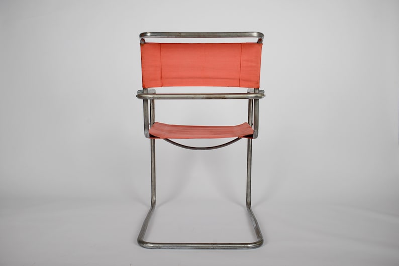 Bauhaus chairs B34 by Marcel Breuer for Thonet, 1930s, Marcel Breuer era, knoll, deco image 6