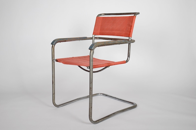 Bauhaus chairs B34 by Marcel Breuer for Thonet, 1930s, Marcel Breuer era, knoll, deco image 1