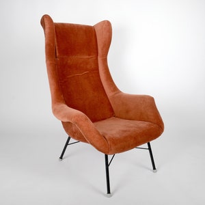 Mid-Century Lounge Chair by Miroslav Navratil 1960 Fiberglass Shell Iconic Design Lounge Chair Vintage Designer Armchair Modernist Furniture