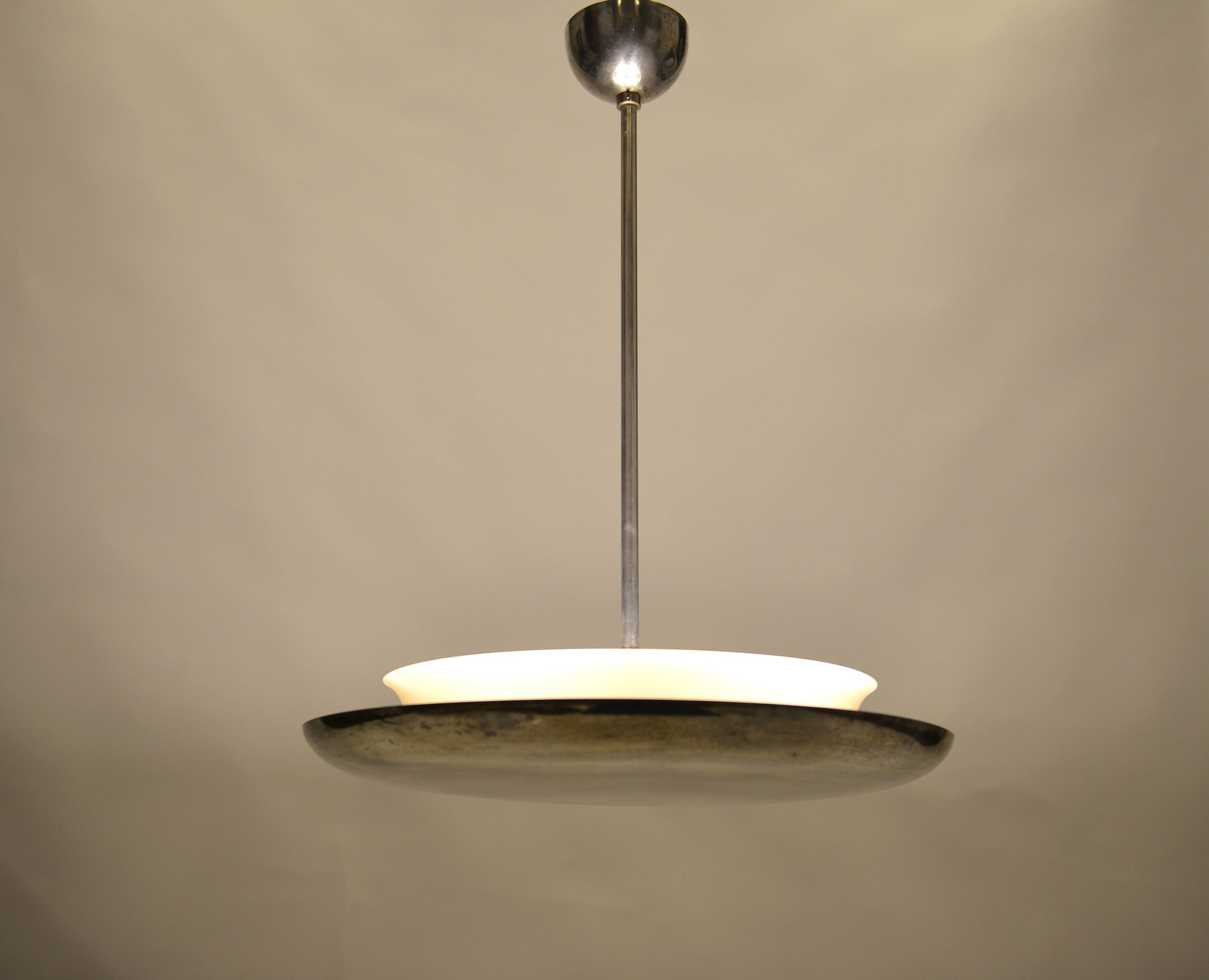 Bauhaus Functionalism Pendant Light, Mid Century Ceiling Light - Etsy