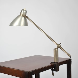 Bauhaus Desk Lamp by Franta Anyz, 1930s Functionalist Desk Lamp Art Deco Task Light, Vintage Lamp Modernist Lamp Functionalist Lamp