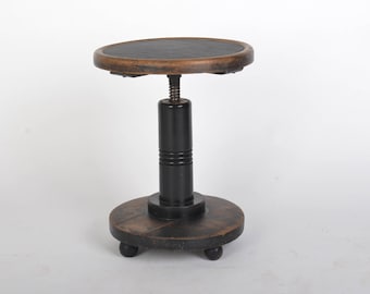 Thonet style Piano Stool, Art nouveau Vienna, Bentwood stool, Josef Hoffmann style