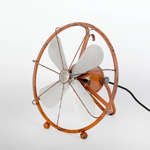 Art Deco Elektro Ventilator Peter Behrens Stil AEG 1930er Jahre Industrie Ventilator Maschinenalter Ventilator Modernist Wohnkultur Industrie Ventilator Industrie Ventilator