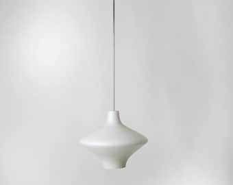 Mid-Century Chandelier by Josef Hurka for Napako Modernist Glass Pendant 1960s Ceiling Light Vintage Modern Lighting Retro Home Fixture