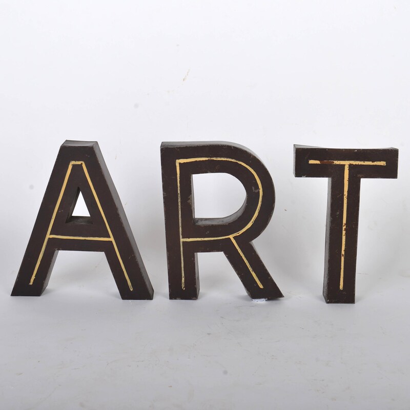 Industrial Letters - Etsy