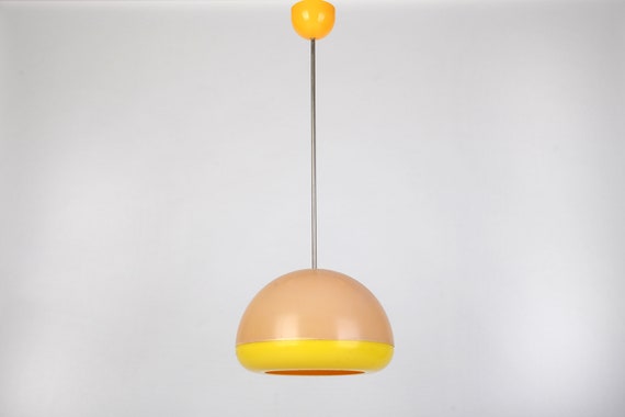 Vintage Pendant Light 1970s Mid-Century Light Vintage Ceiling Light Retro Pendant Light Mid-century Pendant Plastic light Vintage Chandelier
