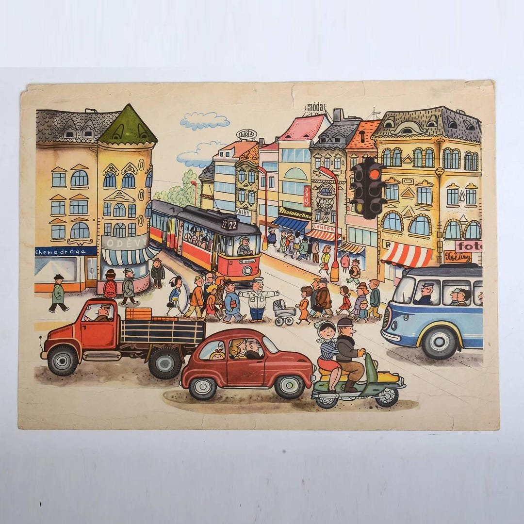 Vintage 1960s Educational Poster Midcentury School Poster