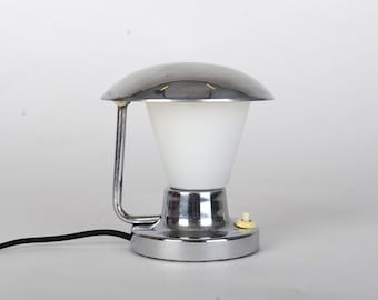 Art Deco Napako Lamp, Vintage Desk Lamp, 1930s Office Lighting, Modernist Bedside Lamp, Bauhaus Table Lamp Mid-Century Table Lamp