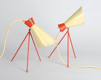 Model 1618 Desk Lamps by Josef Hurka for Napako, 1960s