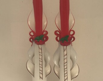 Apple Taper Candle Set