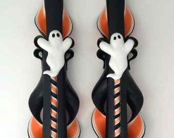 Halloween Ghost Taper Candles