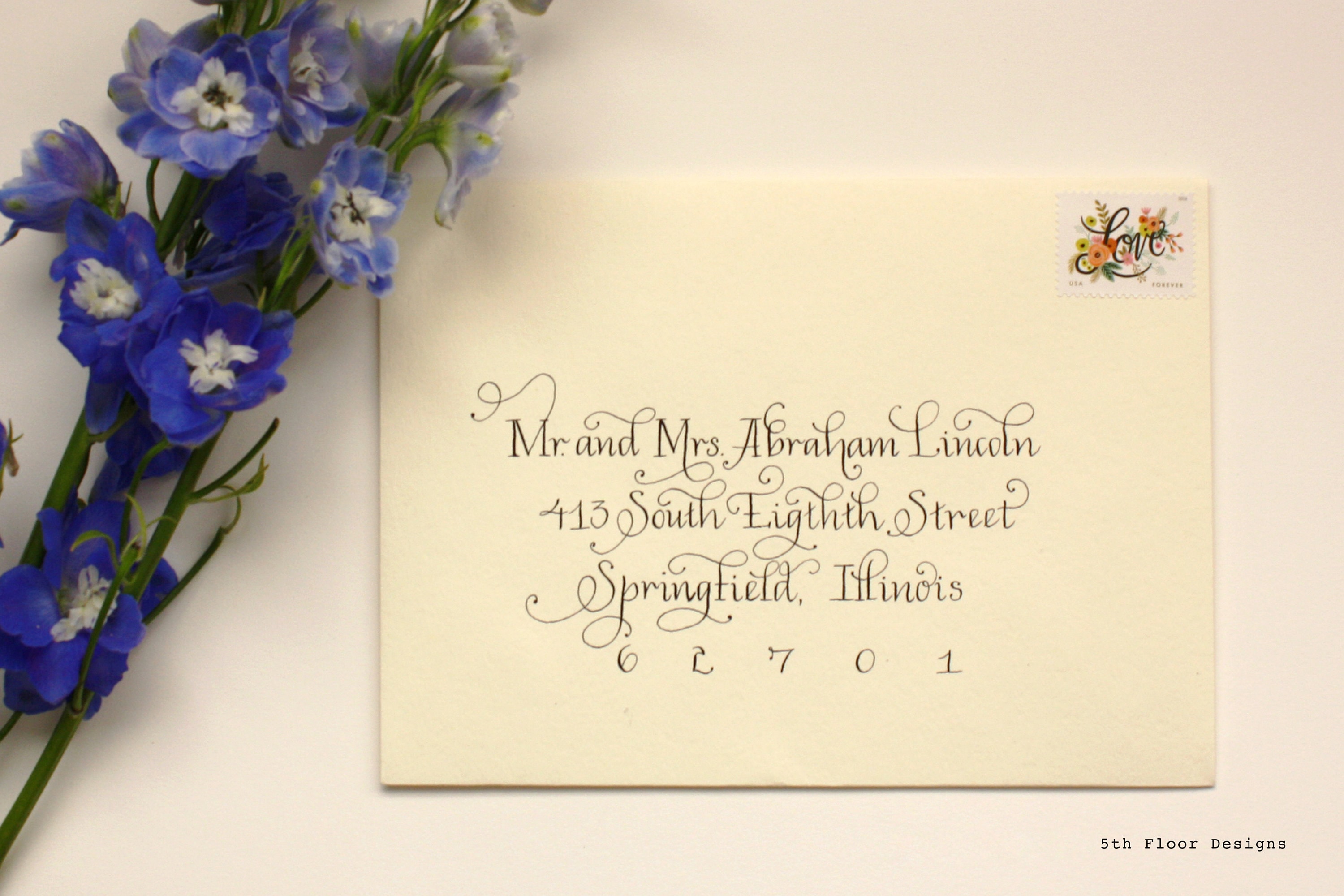 Fancy Print Custom Handwritten Lettering Calligraphy Wedding - Etsy