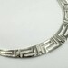 Raquel reviewed Greek key,meander necklace,silver eternity choker,ancient Greece,geometric design