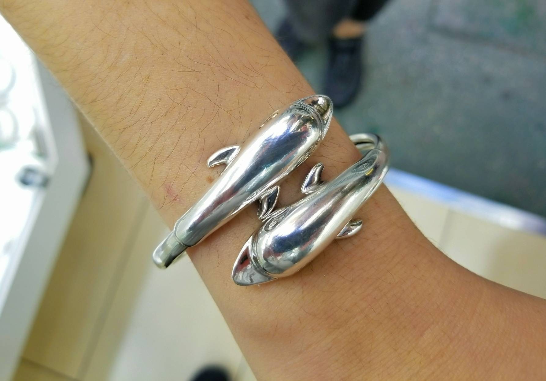 Buy Eye Catching Dolphin Cuff Bracelets | GRT Jewellers