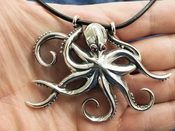 Etsy octopus necklace discount
