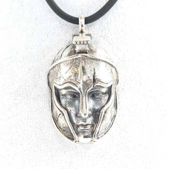 Spartan soldier pendant in sterling silver 925