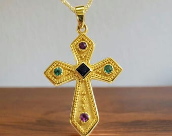 Gold crosses