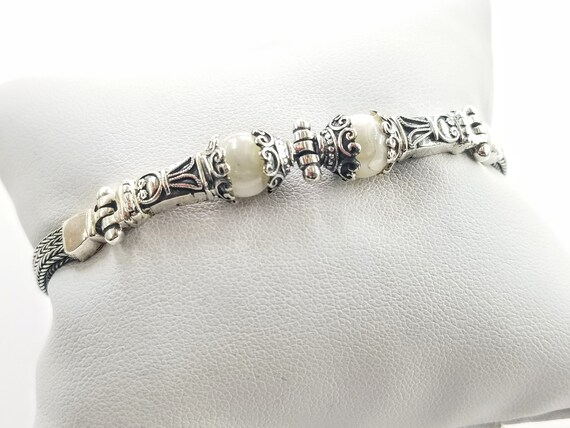 Mother of Pearl Bracelet in Sterling 