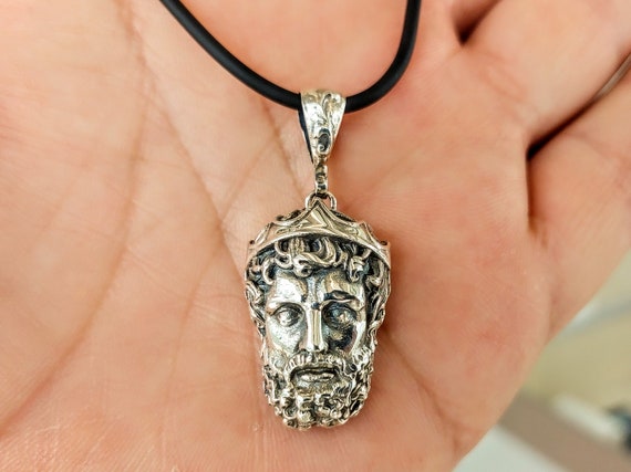 ギリシャ神話 海神ポセイドン ハンドメイド ペンダントトップ 【公式通販】
