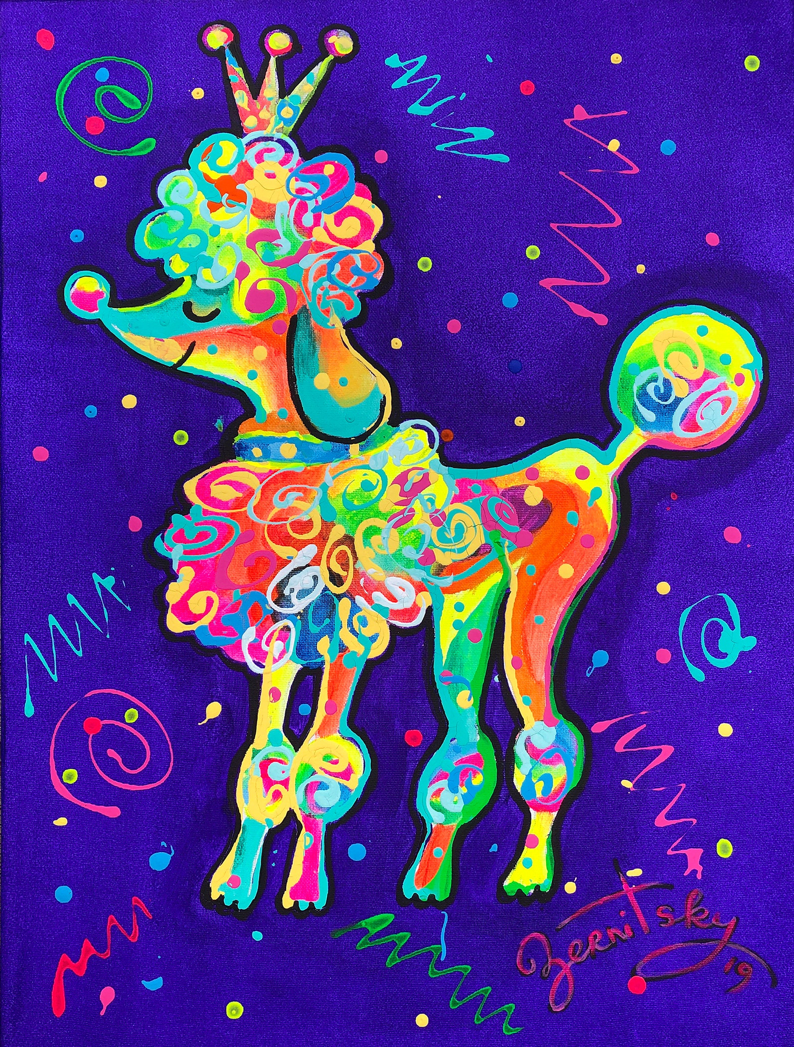 Cute DOG, Baby Nursery art, room decor, Animal Canvas Print, Colourful Abstract Wall Art , Wall decor, Acrylic Painting Cute DOG, Baby Nursery art, room decor, Animal Canvas Print, Colourful Abstract Wall Art , Wall decor, Acrylic Painting