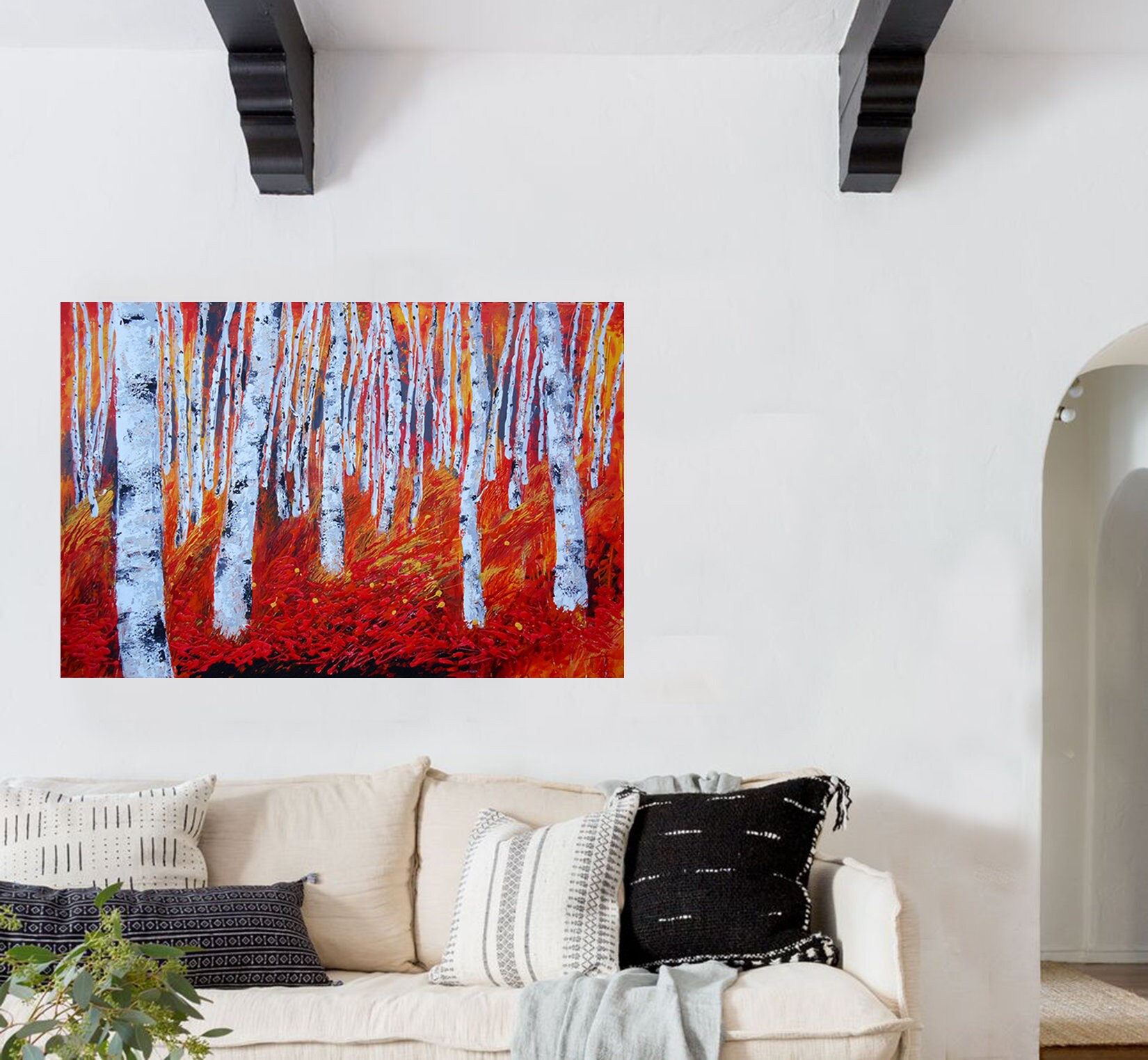 Home Wall Decor Landscape Stretched Canvas Print Contemporary Art